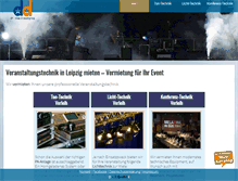 Tablet Screenshot of dd-eventtechnik.de